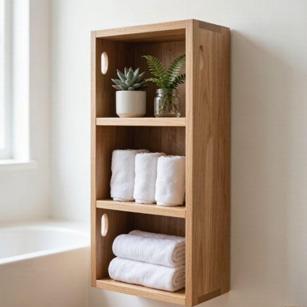 Tiered Wood Display Shelf